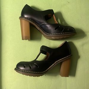 Dr Martens Arianna Mary Jane Heel Women size 5 Black